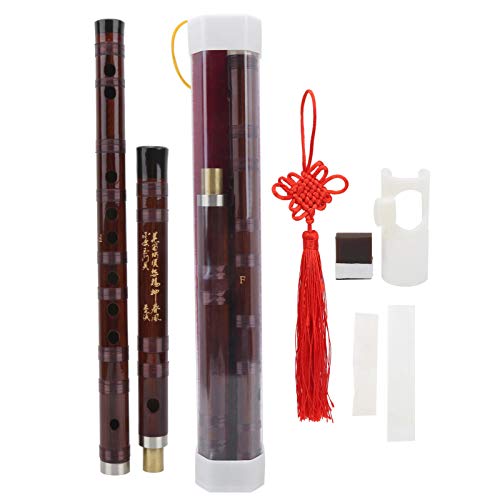 Flauta de bambú de China F Key Instrumentos musicales tradicionales chinos hechos de 5 años de secado a la sombra de bambú amargo(Tecla F)