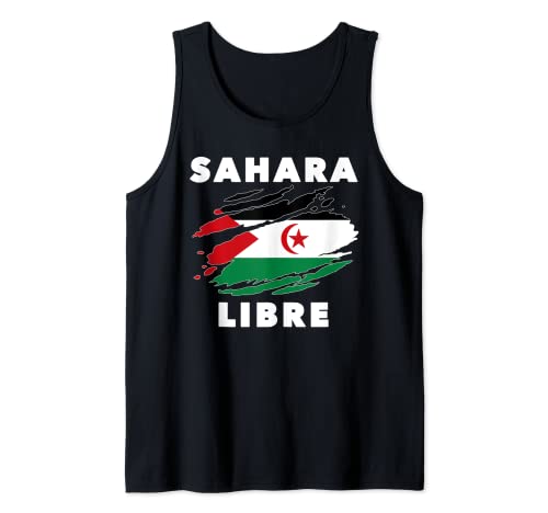 Front Polisario Bandera República Árabe Saharaui Democrática Camiseta sin Mangas