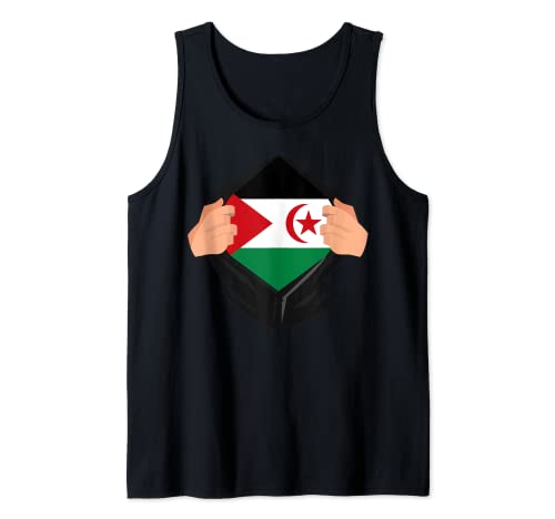 Front Polisario Bandera República Árabe Saharaui Democrática Camiseta sin Mangas