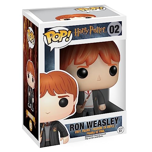 Funko POP! Movies: Harry Potter - Ron Weasley - Figuras Miniaturas Coleccionables Para Exhibición - Idea De Regalo - Mercancía Oficial - Juguetes Para Niños Y Adultos - Fans De Movies