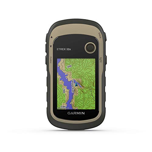 Garmin - eTrex 32x - GPS de senderismo con mapas TopoActive Europe precargados con rutas y senderos enrutables - Brújula electrónica y altímetro barométrico - Verde
