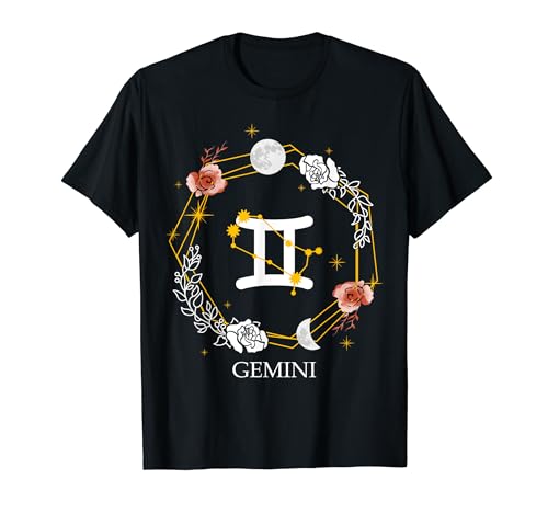 Géminis Constelación Signo Zodiaco Símbolo Astrología Camiseta