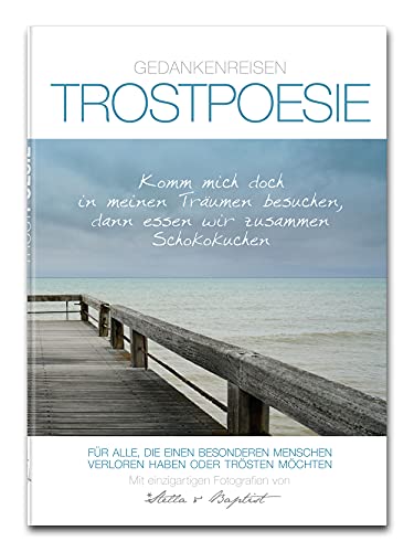Glücksvilla TrostpoOESIE – Viajes de pensamiento – Precioso libro de notas / libro con imágenes para soltarse, DIN A4, 72 páginas, edición encuadernada (tapa dura), reedición revisada
