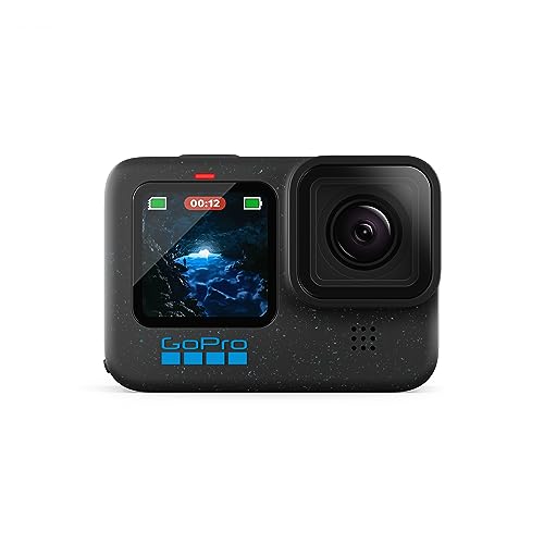 GoPro HERO12 Black - Cámara de acción a Prueba de Agua con Video 5.3K60 Ultra HD, Fotos de 27MP, HDR, Sensor de Imagen de 1/1.9", transmisión en Vivo, cámara Web, estabilización