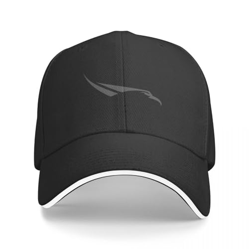 Gorra de Beisbol SpaceX Falcon Heavy Logo Gorra Blanca y Negra Gorra de béisbol Capucha Sombrero de Mujer para Hombre
