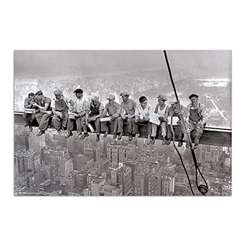 Grupo Erik Editores GPE4361 - Póster New York Obreros, 61 x 91,5 cm