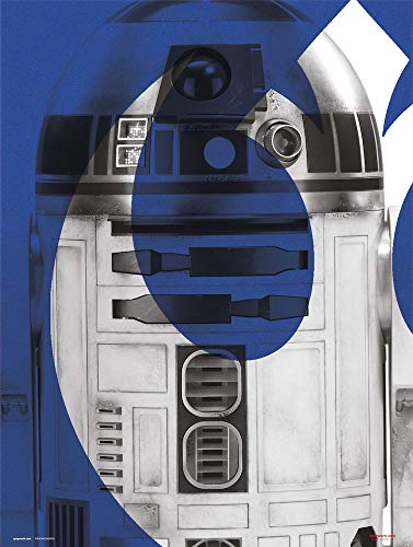 Grupo Erik lámina Decorativa, Papel, R2-D2, 30 x 40 cm