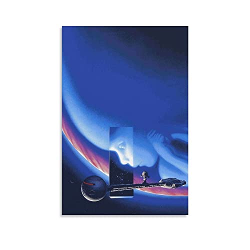 GUANGYING Póster de película sobre astronautas 2001, una odisea del espacio, regalos, lienzo para pared, decoración moderna, enmarcada, 30 x 45 cm