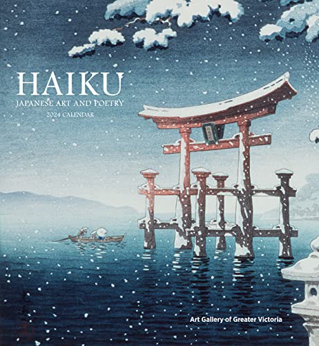 Haiku: Calendario de pared de arte y poesía japonesa 2024