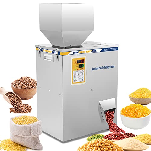 Hanchen Máquina de Llenado de Polvo Automática 5-500g Máquina de Embalaje y Pesaje de Partículas Digital para Harina Cereales Granos Especias