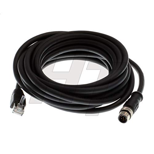 HangTon Cable Ethernet M12 A-Code 8 pines a RJ45 para cámara industrial Cognex In-Sight 5000 7000