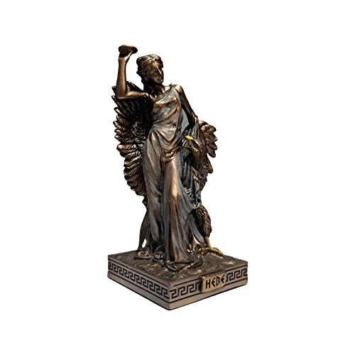 Hebe con águila Zeus estatua mini escultura diosa mitología griega