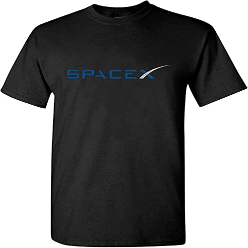 HEIAN Camiseta SpaceX Negro, Color12, L