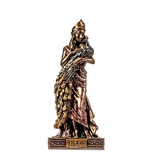 Hera Diosa del Matrimonio, Figura De Estatua De Bronce Fundido En Frío En Miniatura para Mujer 8.5 cm