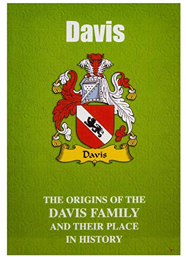 I LUV LTD Davis Mini Libro Folleto sobre la Historia del Apellido de una Familia Galesa con Breves Hechos Históricos