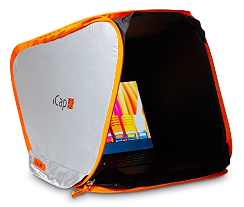 iCap® Mid Classic Notebooktent - Protección para MacBook, Notebook, Laptop, iPad contra la luz Solar, la Lluvia, el Polvo y el frío. De 14"a 16" - Ancho 40 cm