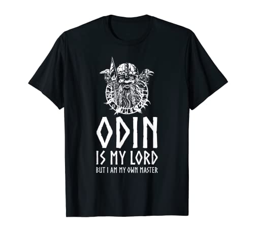 Inspiración mitología nórdica Paganismo nórdico Vikingo Dios Odin Camiseta