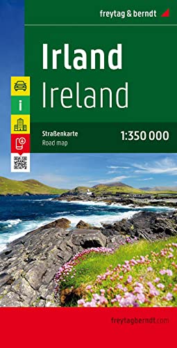Irlanda, mapa de carreteras. Escala 1:350.000. Freytag & Berndt.: Wegenkaart Schaal 1 : 350.000: AK 6701 (Auto karte)