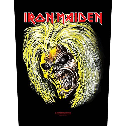 Iron Maiden - Parche Killers (Talla Única) (Negro, Rojo, Amarillo)