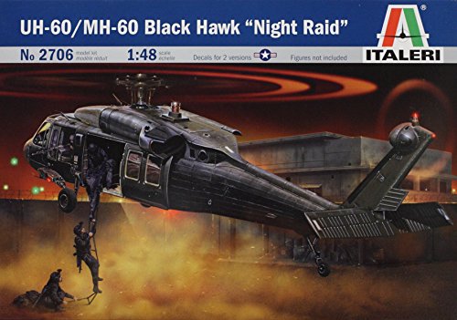 Italeri 2705S UH 60A Black Hawk "Night Raid" - Maqueta de helicóptero (escala 1:48) [importado de Alemania]