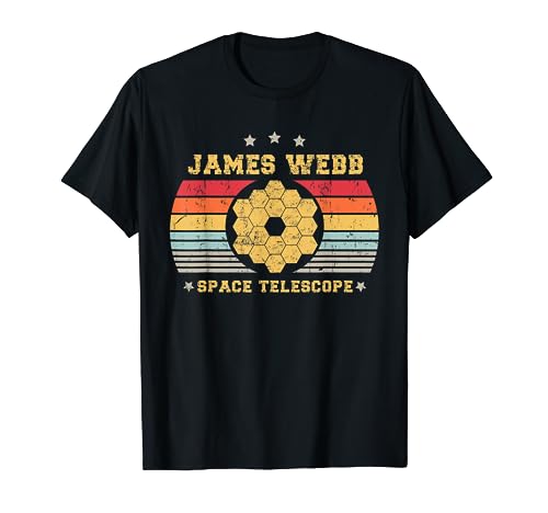 James Webb Telescopio Espacial Retro JWST Vintage Webb Telescopio Camiseta
