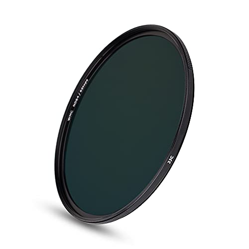 JJC ND64 - Filtro ND de densidad neutra de 77 mm, filtro ultra delgado de lente de revestimiento múltiple Fader HD de vidrio óptico profesional de fotografía
