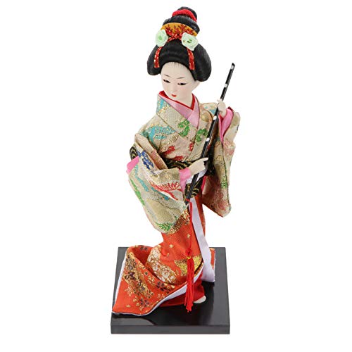 JOEBO Geisha Japonesa Geisha Kimono Muñeca Asiática Geisha Figura Coleccionable Decoraciones de Mesa Regalos for el Hogar Cocina Hotel Oficina Muñeca Japonesa (Color : Style 3)