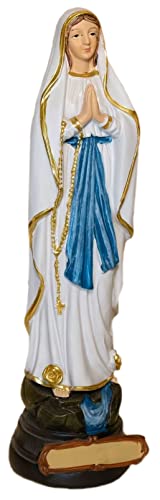 Kaltner Präsente Idea de regalo - Figura decorativa de la madre de Dios María Madonna Notre Dame de Lourdes (altura 20 cm)