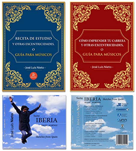 Kit 2 libros"GUÍA PARA MÚSICO" & CD"SKETCHES FROM SPAIN, Iberia"