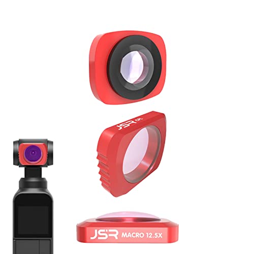Kit de filtros de Lente de cámara de 3 Piezas, Kit de filtros de Lente Macro CPL de Gran Angular CR 12.5X, para dji Osmo Pocket