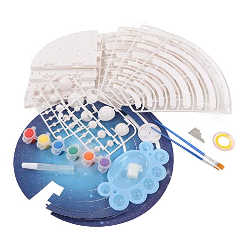 Kit de Modelo de Sistema Solar, Construir y Pintar Sistema Solar DIY Ensamblaje Pintura Sistema Solar Juguetes Espaciales Kits de Ciencia y Juguetes para Niños Aprendizaje y