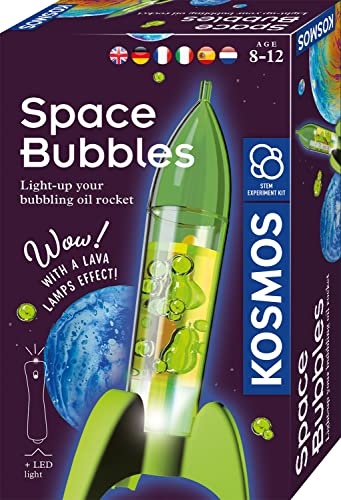 KOSMOS Space Bubbles / Caja de experimentos de burbujas espaciales para niños multilingüe