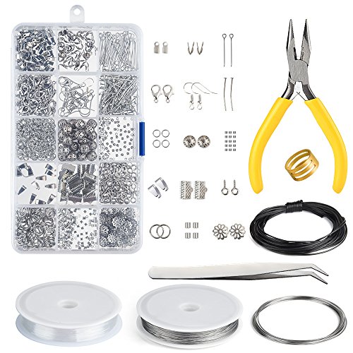 KUUQA Kit de fabricación de joyas, kit de reparación de joyas, formando y kit de herramientas de reparación