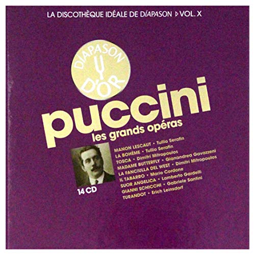 La discothèque idéale de Diapason, vol. 10 / Puccini : Les grands opéras.