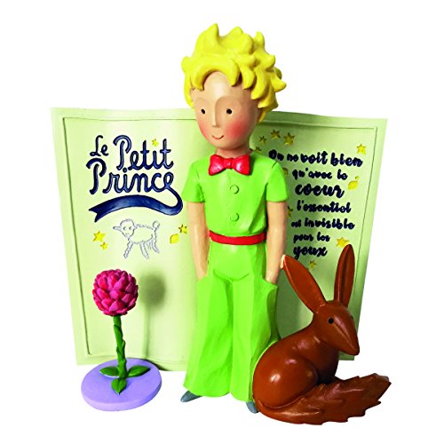 Le Petit Prince, Figura de El Principito con conejo y libro, para coleccionar, Enesco