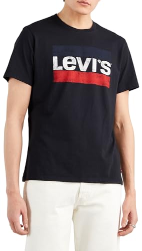 Levi's Sportswear Logo Graphic Camiseta Hombre, Sportswear Beautiful Black+, L