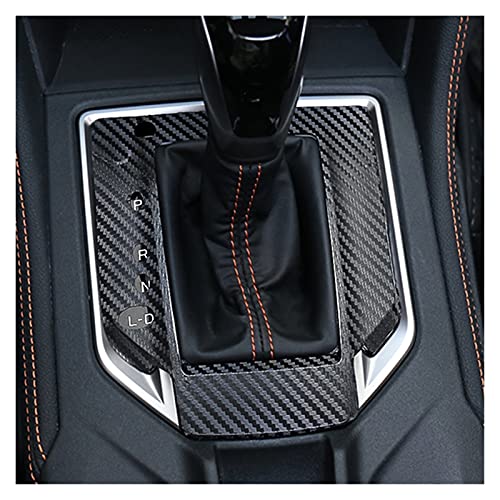 LIANGJIN Auto Carbon Fibra Central Control Central Panel de Cambios Pegatinas Decorativas Ajuste para Subaru XV 2018 2019 Accesorios para automóvil Película de Ajuste Interior