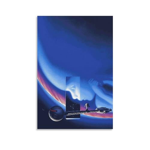 LIANGSHUANG Póster de películas sobre astronautas 2001 A Space Odyssey, póster de arte de pared, impresiones en lienzo, obras de arte, 12 x 18 pulgadas (30 x 45 cm)