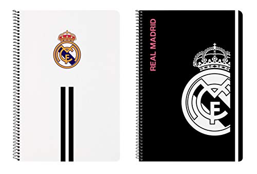 LIBRETA FOLIO 80 H. TAPAS DURAS REAL MADRID 1ª EQUIP. 20/21