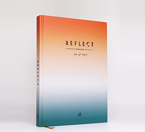 Libro de trabajo REFLECT de día y noche | A5 | Diario de atención plena rápida | Seguimiento diario de sentimientos, hábitos y comportamiento de 10 minutos | Para autorreflexión, crecimiento personal,