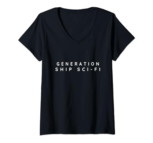 Libros de ciencia ficción de Generation Ship/Películas de ciencia ficción de Generation Ship Camiseta Cuello V