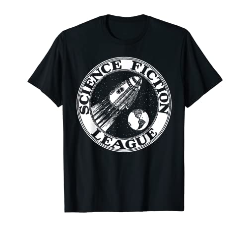 Liga de ciencia ficción Espacio 1930s Retro Vintage Ciencia ficción Regalo Camiseta