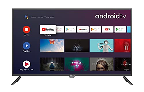 Linsar TVs (32" Android Smart TV) 32 pulgadas (80 cm), LED TV con Google Assistant, WiFi, Bluetooth, HDMI y USB, Netflix, Prime Video, Youtube