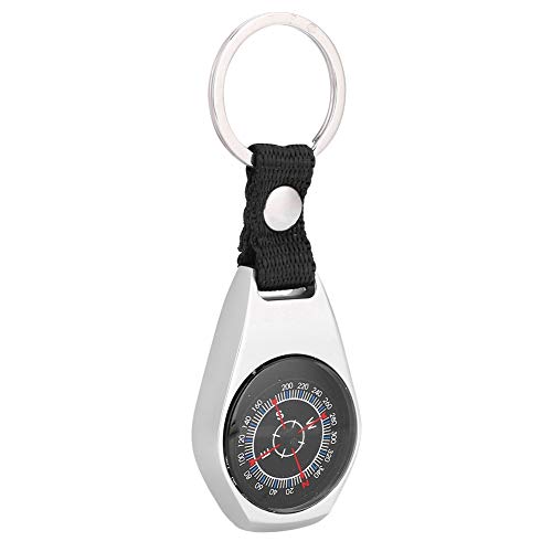 Llavero Compass, brújula de Mano Profesional de aleación de Zinc Duradera para Acampar y Practicar Deportes al Aire Libre