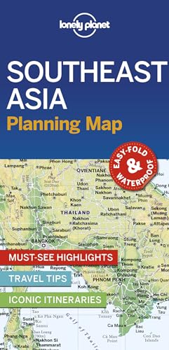 Lonely Planet Southeast Asia Planning Map [Idioma Inglés]