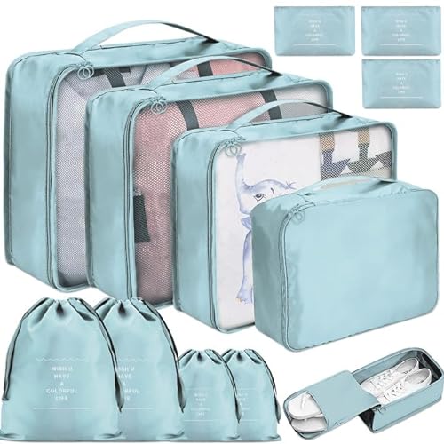 Paquete de 2 bolsas de lavandería de viaje, bolsa de ropa sucia con asas y  mosquetón de aluminio, bolsas pequeñas plegables para viajes, campamento