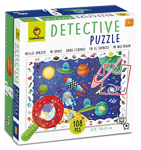 Ludattica Puzzle 108 pièces : Detective Puzzle : Dans l'Espace