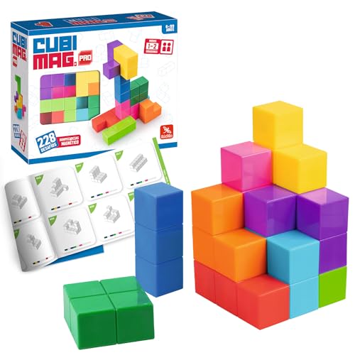 Ludilo - Cubimag Pro | Rompecabezas Adultos Y Rompecabezas Niños Magnético | Juegos De Mesa Adulto | Juegos De Mesa 6 Años O Más | Juegos De Ingenio para Adultos