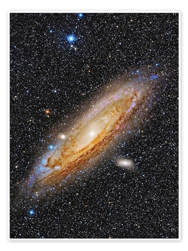 M31, Galaxia de Andrómeda pósters para la pared de Roberto Colombari Cuadros decoración para cualquier habitación 30 x 40 cm Espacio extraterrestre Láminas decorativas