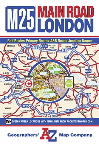 Main Road Map of London (A-Z Road Map)